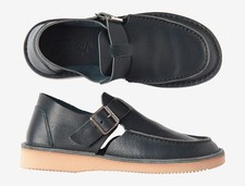 TOAST  X Fracap French Navy Buckle Shoes-UK 5/EU 38