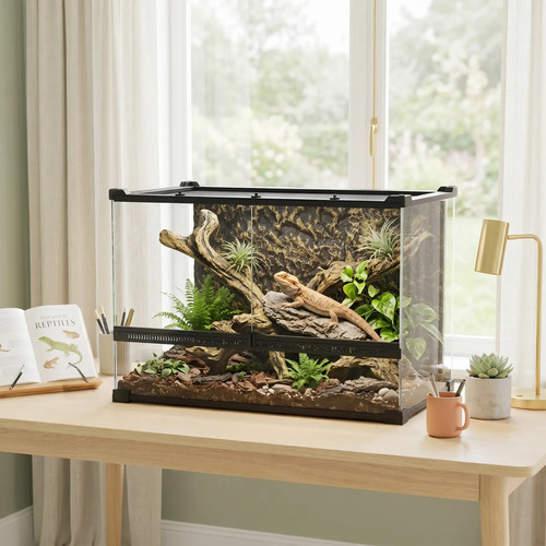 48l glass terrarium reptile - glass,