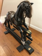 Vintage Wooden Rocking Horse