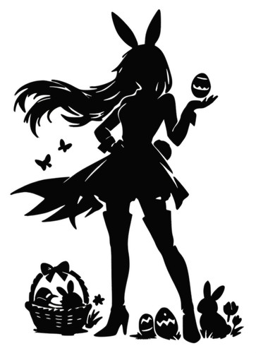 Manga fantasy easter bunny - easter,