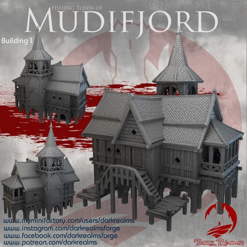 Mudifjord building tabletop - building,