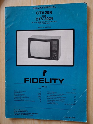 Fidelity ctv20r ctv2024 colour - ctv2024,