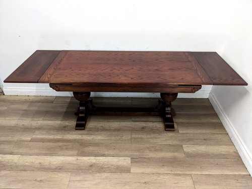 Dining table solid oak - table,