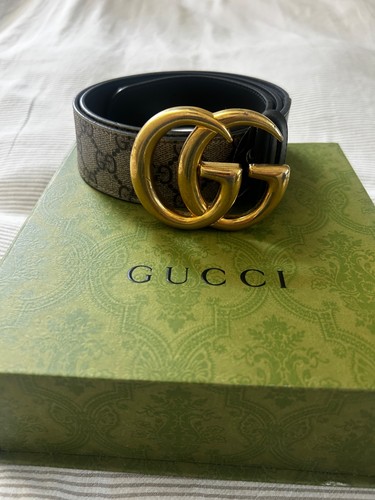 Gucci supreme logo belt - supreme,