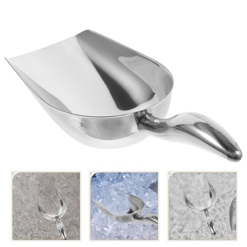 Stainless steel ice - ice, scoop