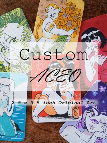 Custom aceo original - aceo-original, art