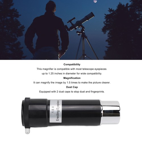 Barlow lens 5x optical - lens, 1.5x