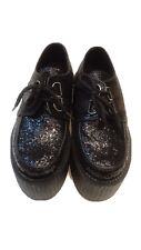 Lazy Oaf X Underground Triple Sole Glitter Creepers Sold Out Size 4