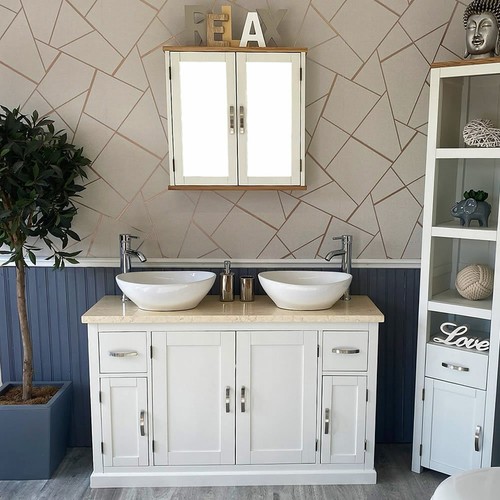 Bathroom double vanity - double,