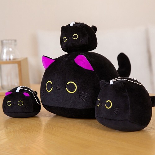 Cat plush pillow cushion - cat,