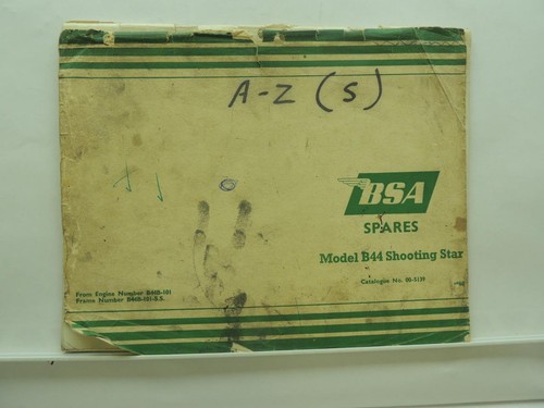 Bsa spares model - b44, shooting