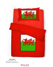 New Red Bedding Welsh Dragon