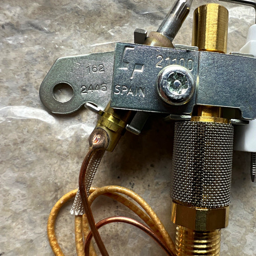 Gas fireplace pilot assembly - fireplace,