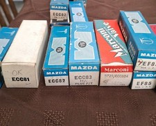 Radio and Television Valves Job Lot 300+ New and used Mullard Marconi Mazda etc