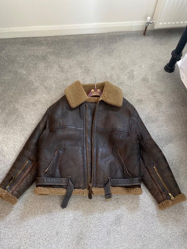 Polden sheepskin coat flying