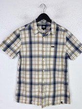 Animal Beige Blue Check Shirt