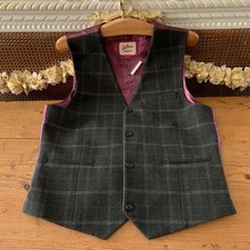 NEW MENS JOE BROWNS TARTAN CHECK WOOL BLEND PLAID WAISTCOAT SIZE 40 CHEST BNWOT