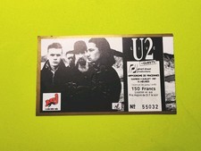 U2 Josuha Tree Ticket Stub, 4th July 1987 Excellent Condition