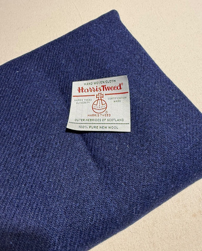 Harris tweed navy blue - harris, +