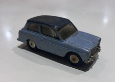 Vintage 1950s Corgi Toys No. #216 Austin A40 Two Tone Blue Diecast Saloon