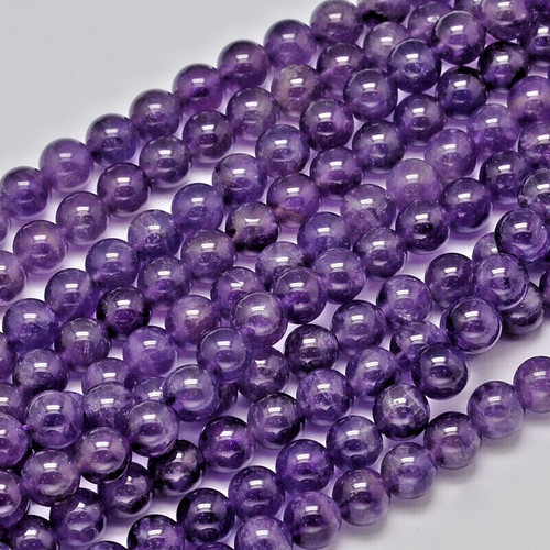 Natural amethyst beads - amethyst,