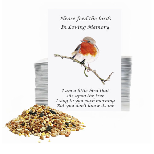 Funeral little bird robin seed - little,