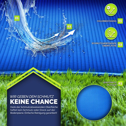 Durable pool ground - pool, cloth