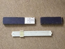 Vintage 'Unique' Univeral I Slide Rule Made In England in Original Case 1950's
