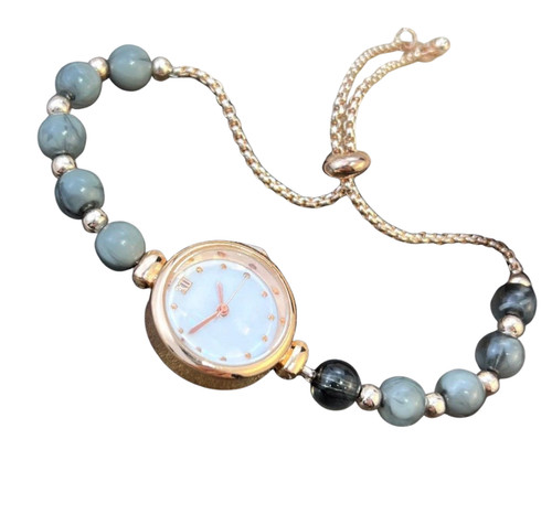 Luxury pearl bracelet watch - pearl,