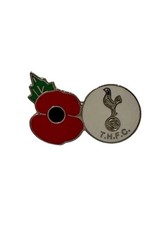 Tottenham Hotspur Football Club Remembrance Crest  (THFC) Pin Badge -dual design