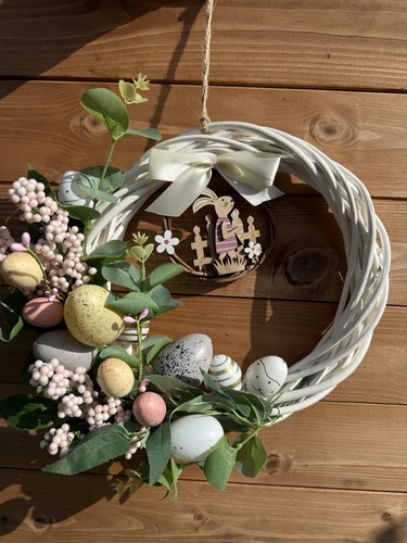 Easter wreath handmade - wreath, holiday