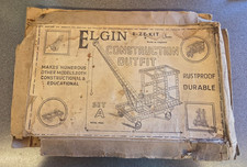 RARE Vintage ELGIN E-ZE-KIT Construction Outfit Rustproof Durable Set A Meccano?