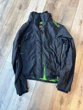 SUPERDRY Mens (Large Boys) coat Black Windcheater Jacket, Medium.