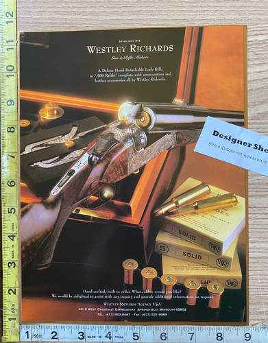 Westley richards 500 - 500, rafiki