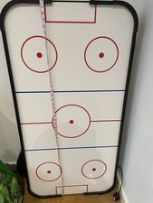 Carbrini 4ft Air Hockey Table Game Folding Kids Indoor Action & Fun Mains Power