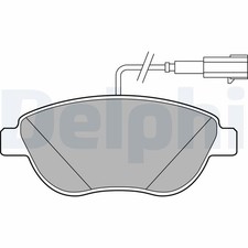 DELPHI LP2240 Brake Pad Set