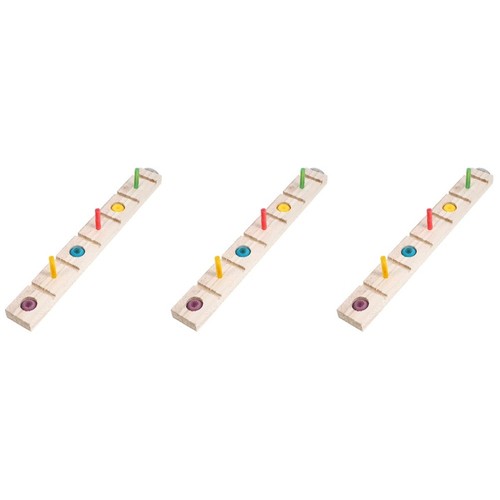 Durable wooden parrot perch - wooden,