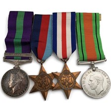 Palestine 1936-1939 General Service Medal WW2 Medals ROYAL CORPS OF SIGNALS RCOS