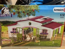 Schleich Horse Club 42344 Riding Centre with Rider and Horses PLUS 42368 & 42433