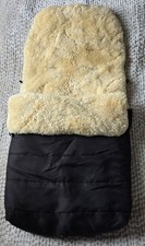 Extra Large Sheepskin Lambskin Footmuff Pram Pushchair Stroller Buggy RRP £160
