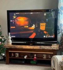 Maple and Walnut Tv Unit /