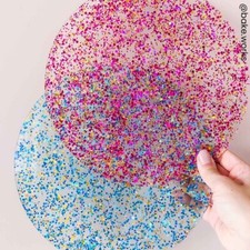Cake Board Glitter Pink or