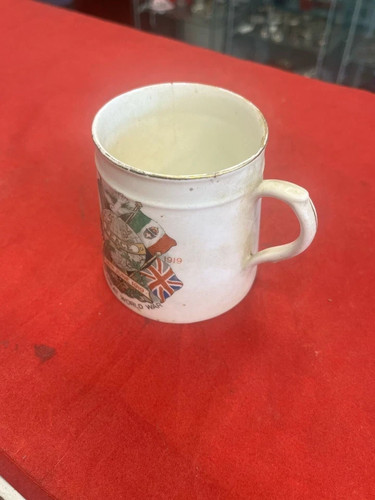 Vintage 1919 peace mug world - vintage,