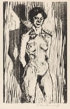 Ludvig Karsten Standing Nude