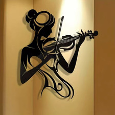 Elegant Abstract Art Violinist