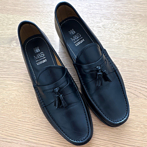 Men black leather - men's,