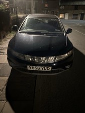 2006-2012 HONDA CIVIC MK8 1.8 PETROL 5 DOOR IN BLACK BREAKING SPARES PARTS b92p