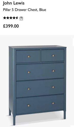 John lewis chest - chest, drawers