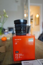 Sony FE 50mm f2.5 GE Lens (SEL50F25G) E Mount Excellent condition