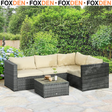 4 Setter Rattan Garden